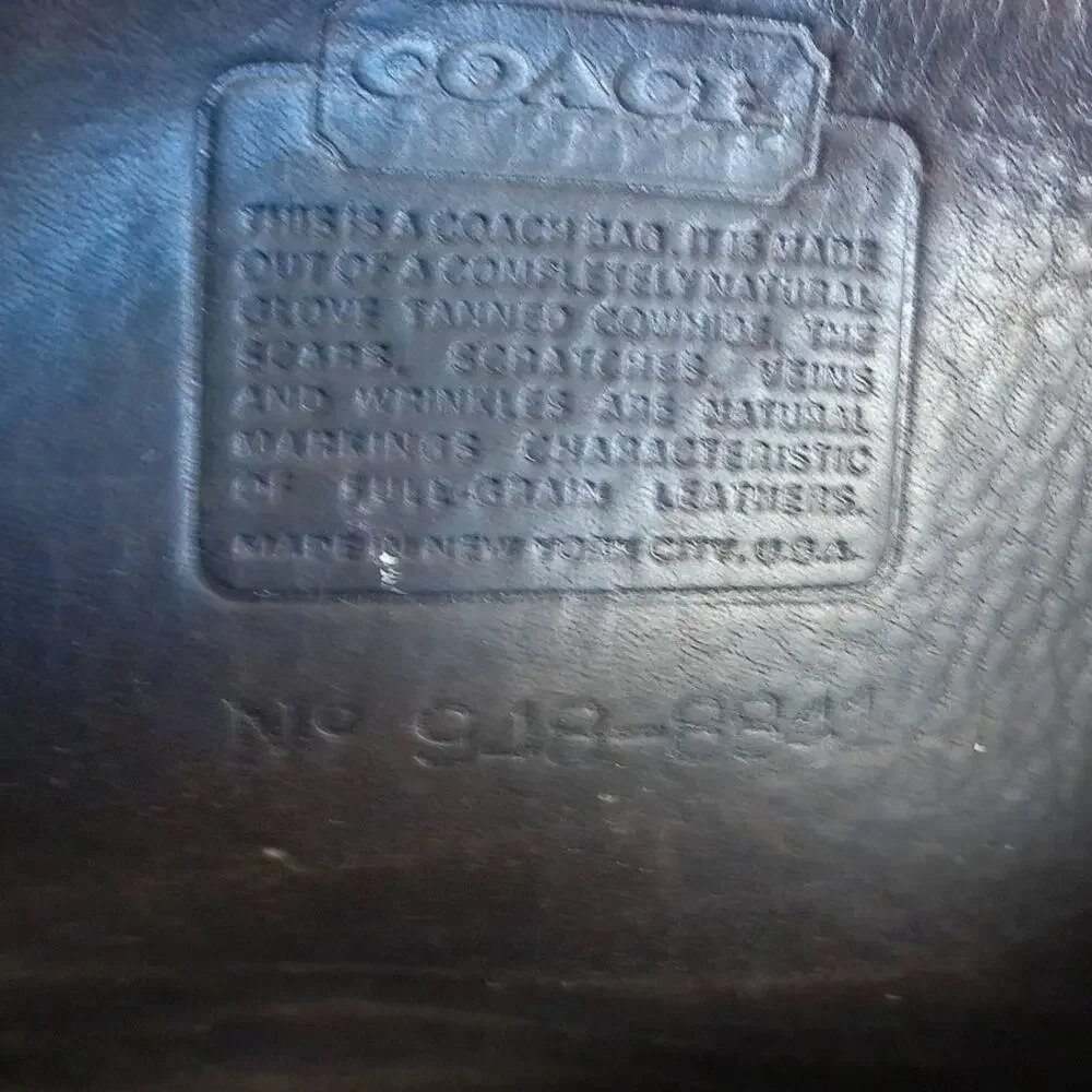 Vintage 70s Coach Bonnie Cashin NYC Leather Courier Bag READ Flaw Project